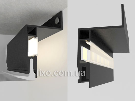 профиль МП2 парящий для натяжных потолков