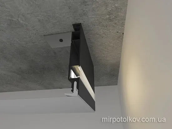 профіль-відступ для штори з підсвіткою