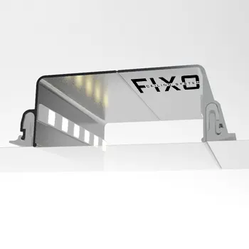 монтаж світлової лінії 8 см з плівкою