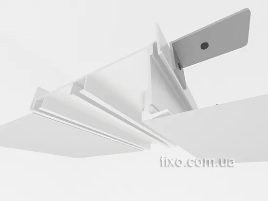 безщілинний профіль гардина МП7 для натяжних стель