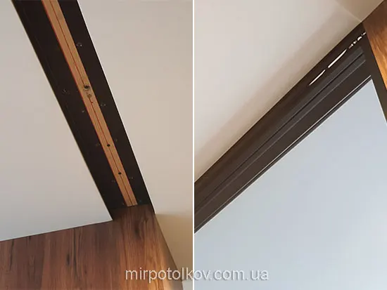 розсувні двері в натяжну стелю