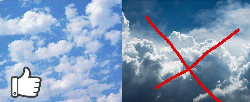 вибираємо небо для фотодруку на стелі