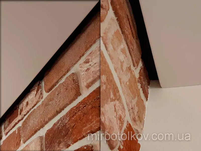 чорний профіль для парящої стелі