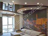 багаторівневі натяжні стелі