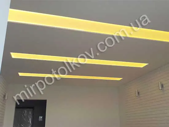 світяться смуги на стелі