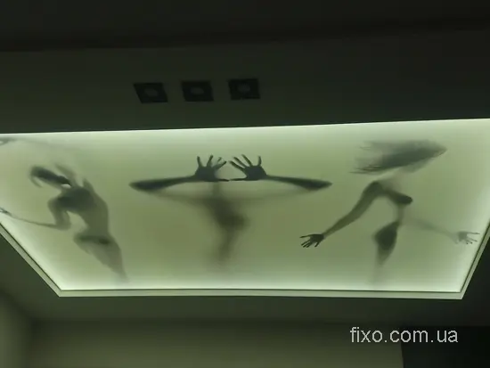 підсвітка фотодруку на натяжній стелі