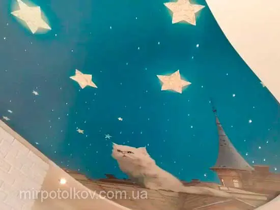 фотогалерея потолков в детской