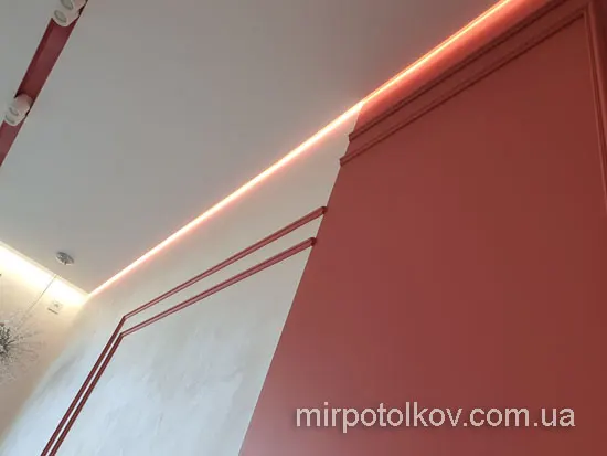 червоний парящий профіль для підсвітки!