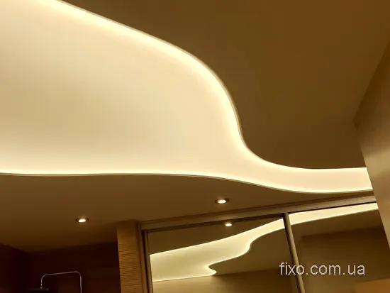 світлова стеля хвилею
